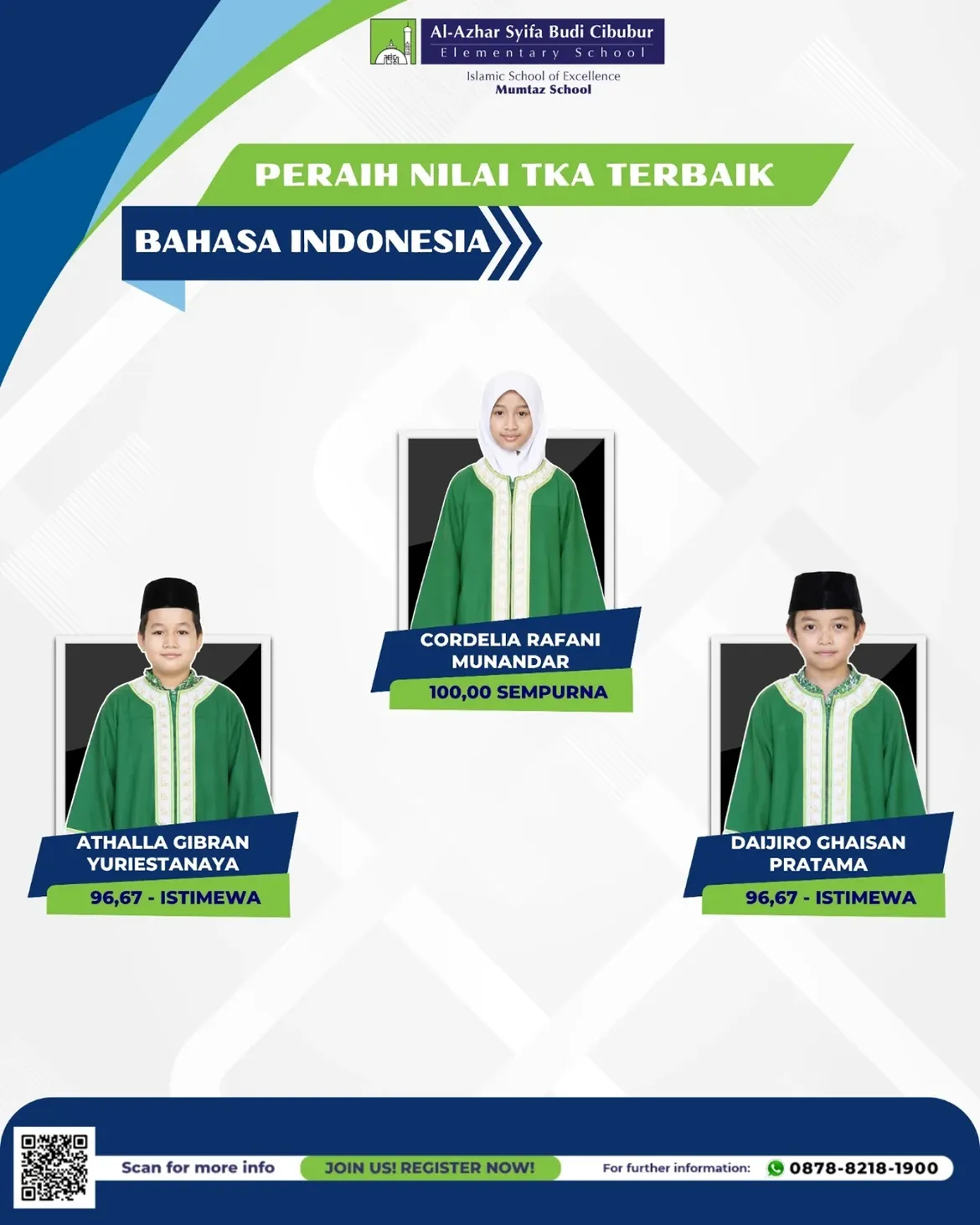 Top Score Alert 🌟 Alhamdulillah, selamat atas prestasi gemilang yang diraih oleh ananda shalih (1)