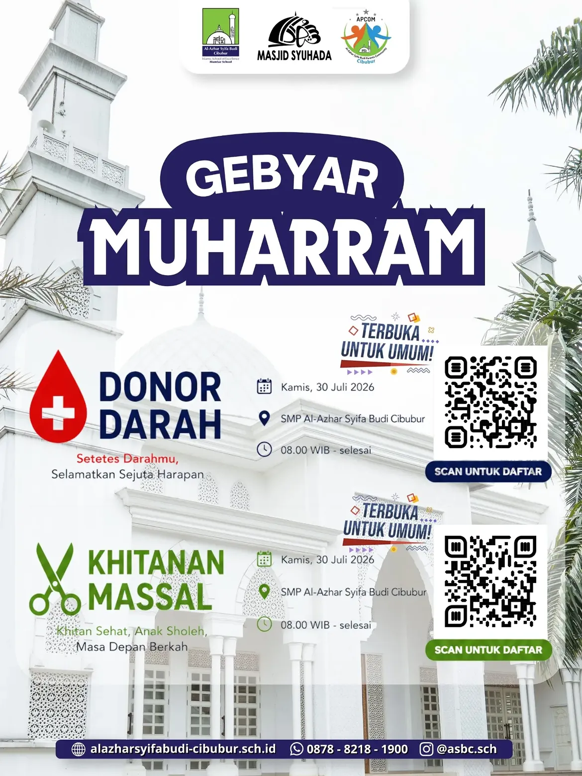 🌙 Gebyar Muharram 2026 🌙Let’s welcome the blessed month of Muharram with meaningful acts of k (1)